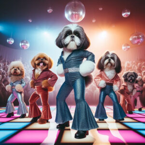 Read more about the article Fido’s Disco Dream: The Tale of a Shih Tzu with Saturday Night Fever