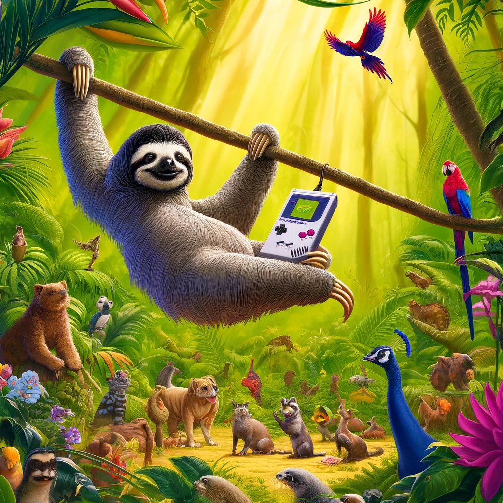 Read more about the article Simon the Sloth: From Branch Lounger to Video Game Wizard